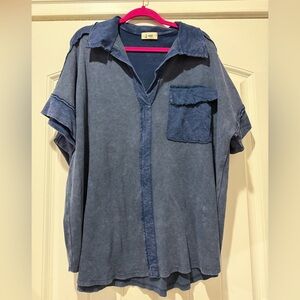 Casual Women's Navy Shirt